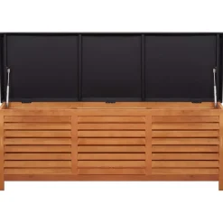 Puutarhan säilytyslaatikko 150x50x55 cm eukalyptuspuu