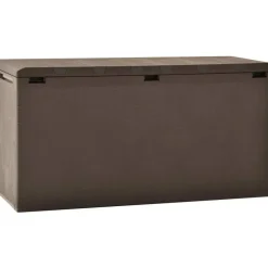 Puutarhan säilytyslaatikko 114x47x60 cm ruskea