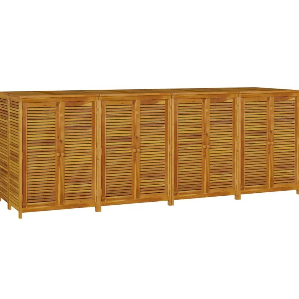 Puutarhan säilytyslaatikko 70x87x104 cm täysi akasiapuu (60029)