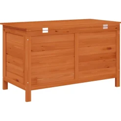 Puutarhan säilytyslaatikko 99x49,5x58,5 cm täysi kuusi (64755)