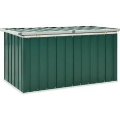 Puutarhan säilytyslaatikko 129x67x65 cm vihreä