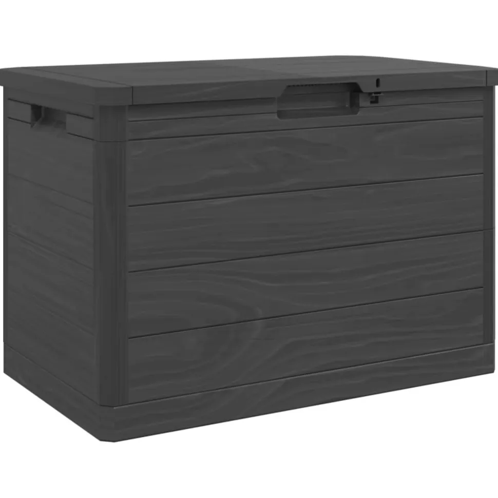 Puutarhan tyynylaatikko antrasiitti 77,5x44,5x53 cm polypropeeni (66602)