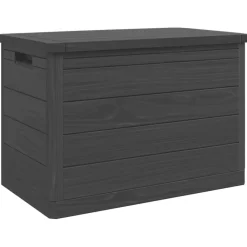 Puutarhan tyynylaatikko antrasiitti 77,5x44,5x53 cm polypropeeni (66602)