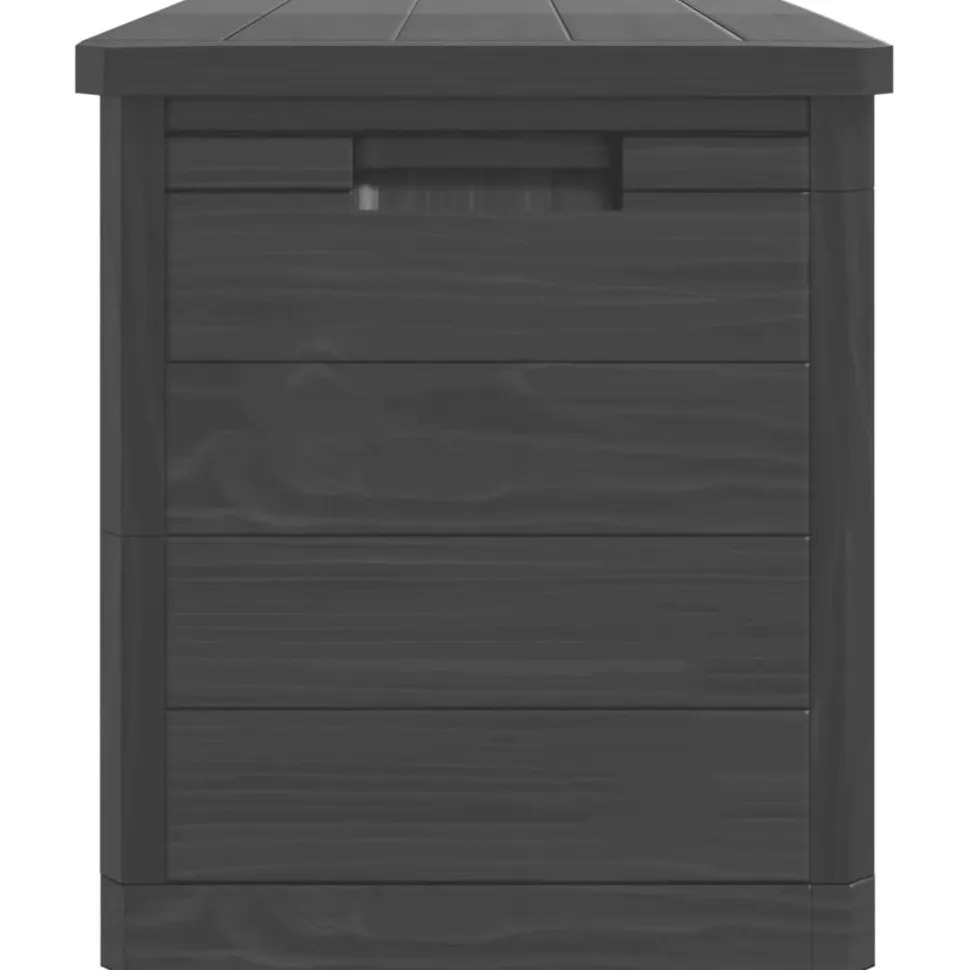 Puutarhan tyynylaatikko antrasiitti 77,5x44,5x53 cm polypropeeni (66602)