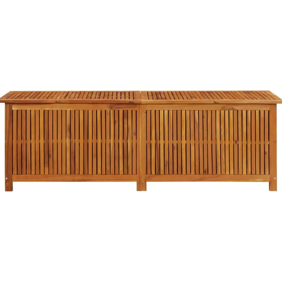 Puutarhan varastolaatikko 113x50x58 cm, akasiapuu