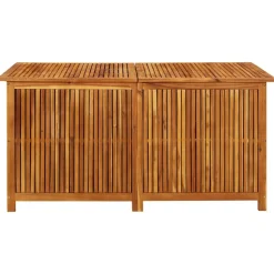 Puutarhan varastolaatikko 113x50x58 cm, akasiapuu