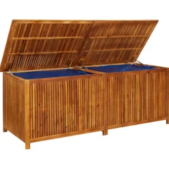 Puutarhan varastolaatikko 113x50x58 cm, akasiapuu