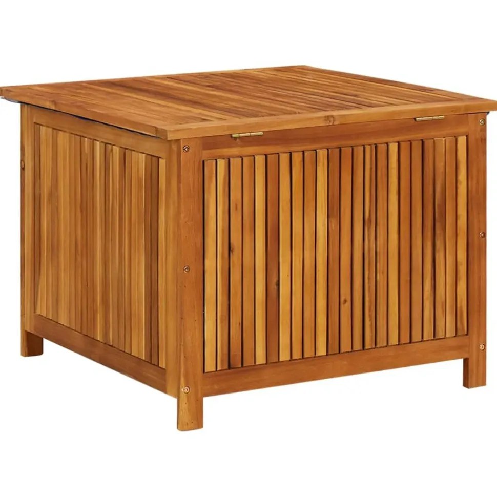 Puutarhan varastolaatikko 113x50x58 cm, akasiapuu