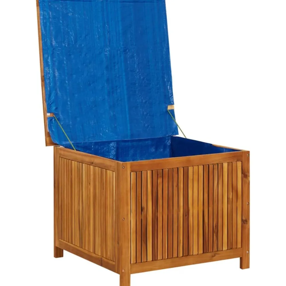 Puutarhan varastolaatikko 113x50x58 cm, akasiapuu