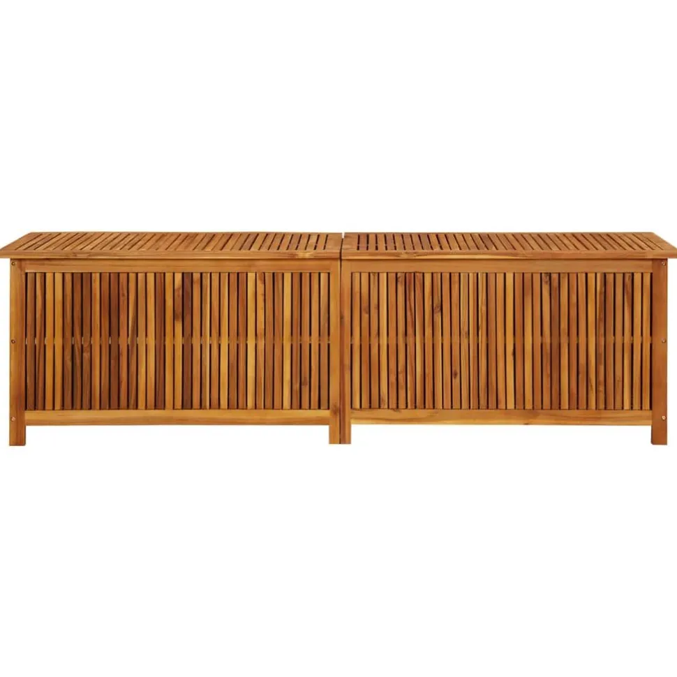 Puutarhan varastolaatikko 113x50x58 cm, akasiapuu