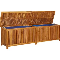 Puutarhan varastolaatikko 113x50x58 cm, akasiapuu