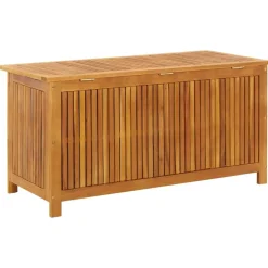 Puutarhan varastolaatikko 113x50x58 cm, akasiapuu