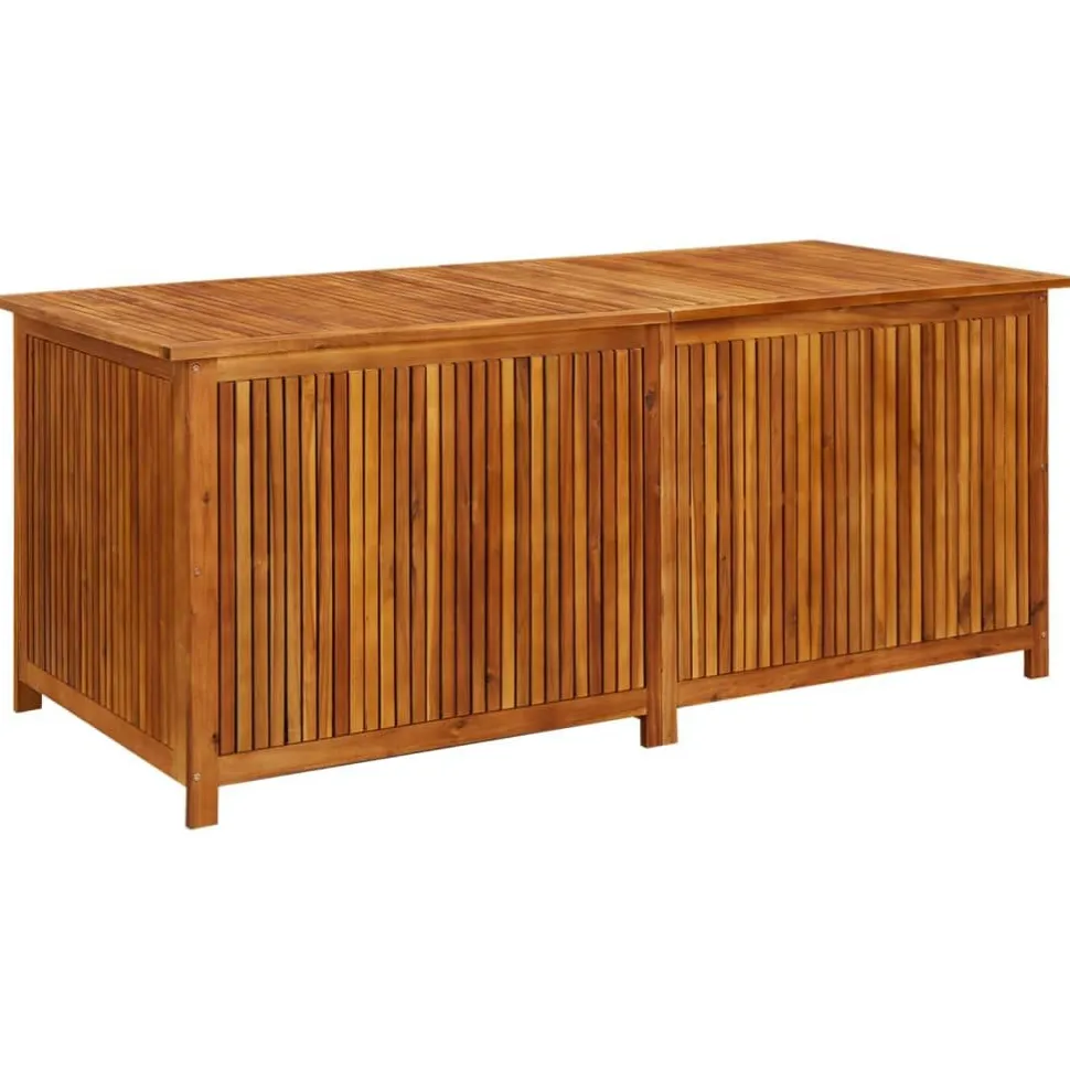 Puutarhan varastolaatikko 113x50x58 cm, akasiapuu