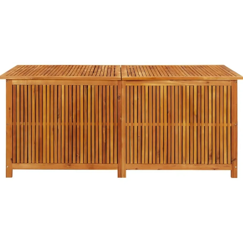 Puutarhan varastolaatikko 113x50x58 cm, akasiapuu