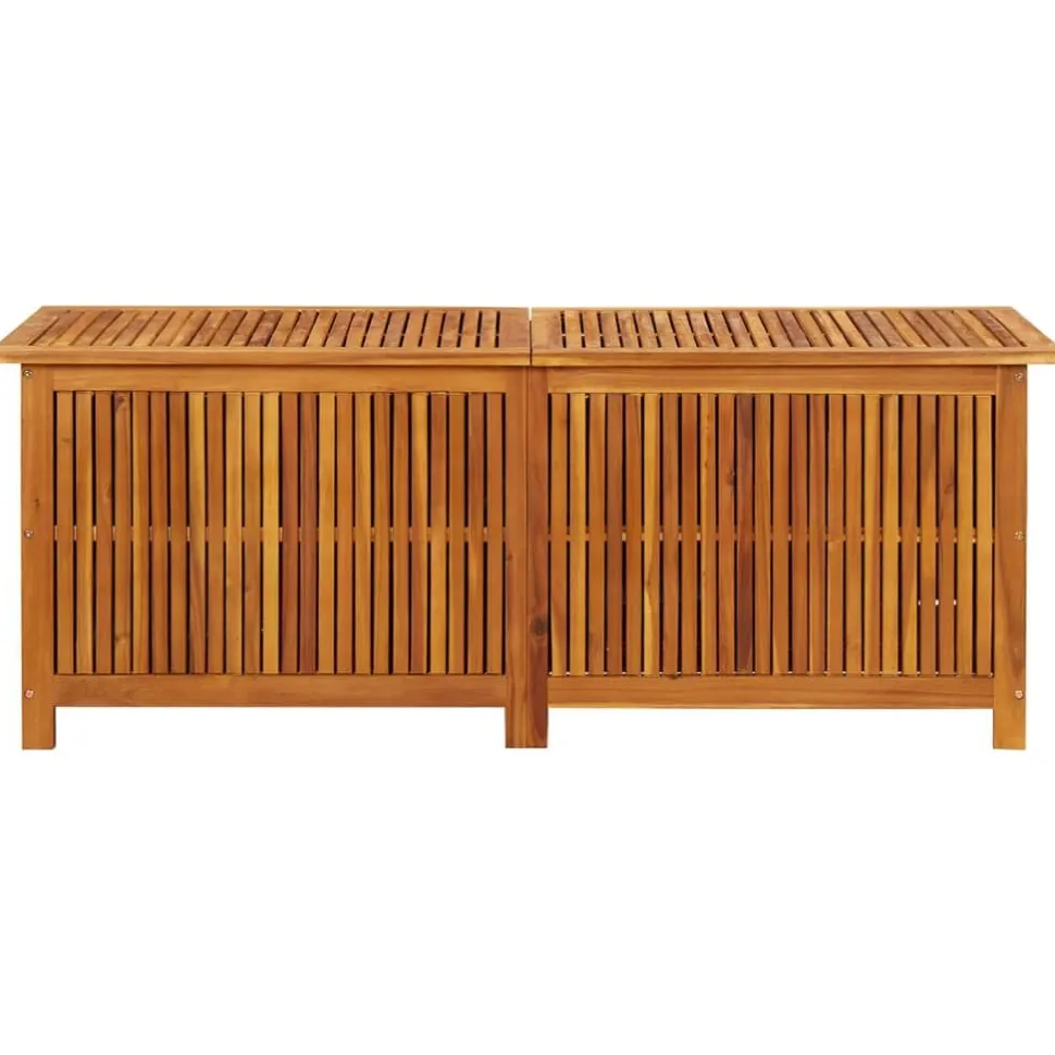 Puutarhan varastolaatikko 113x50x58 cm, akasiapuu