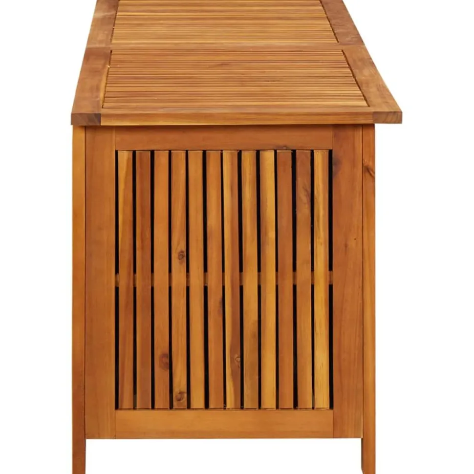 Puutarhan varastolaatikko 113x50x58 cm, akasiapuu