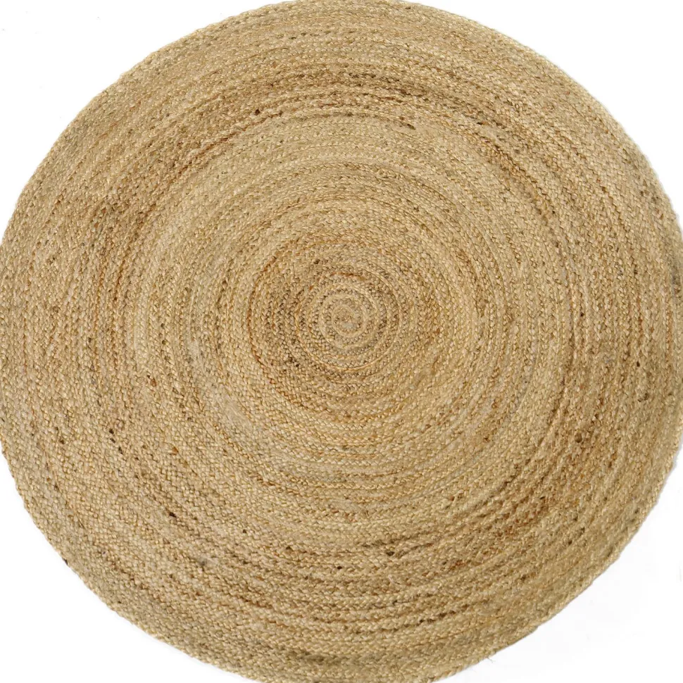 Pyöreä juuttimatto ihankotona Silmu natural, eri kokoja