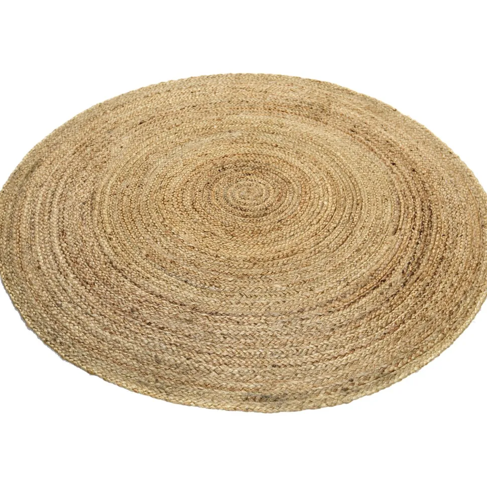 Pyöreä juuttimatto ihankotona Silmu natural, eri kokoja