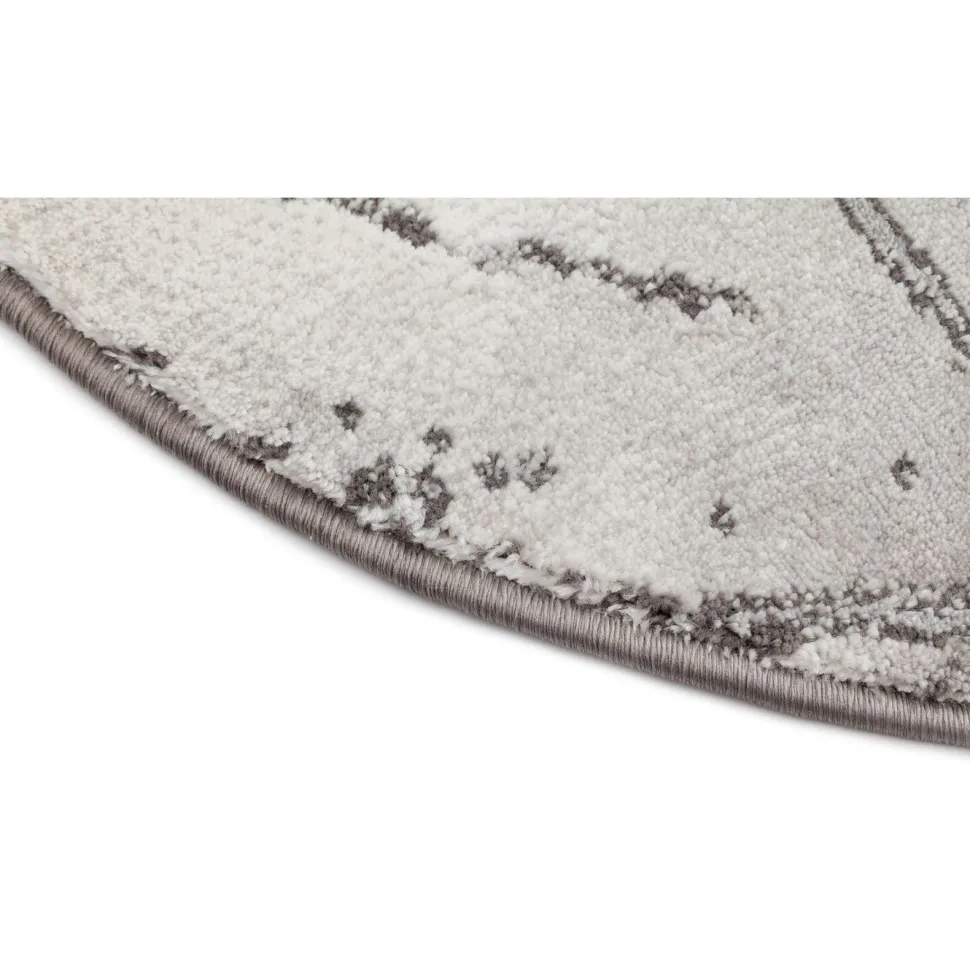 Pyöreä matto Benina Craft Concrete Ø120cm kulta