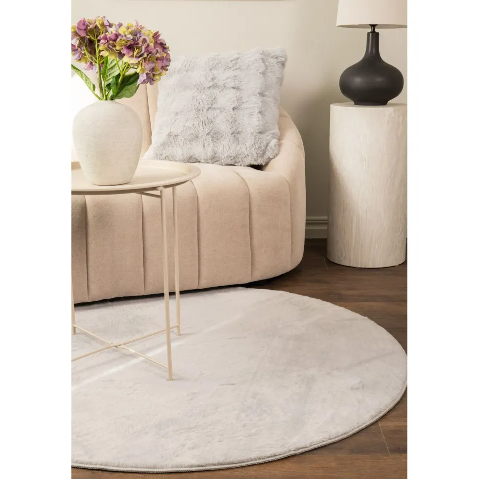 Pyöreä matto Benina Relax, Ø120cm, natural