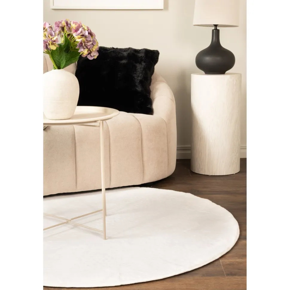 Pyöreä matto Benina Relax, Ø120cm, natural