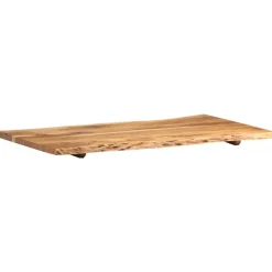 Pöytälevy täysi akaasiapuu 100x60x2,5 cm