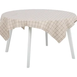 Pöytäliina Home4You LINEN 136x136 cm, pellavanvärinen, neliö