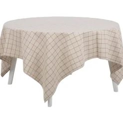 Pöytäliina Home4You LINEN 170x170 cm, pellavanvärinen, neliö