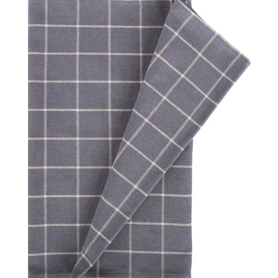 Pöytäliina Home4You LINEN 136x136 cm, harmaa neliö