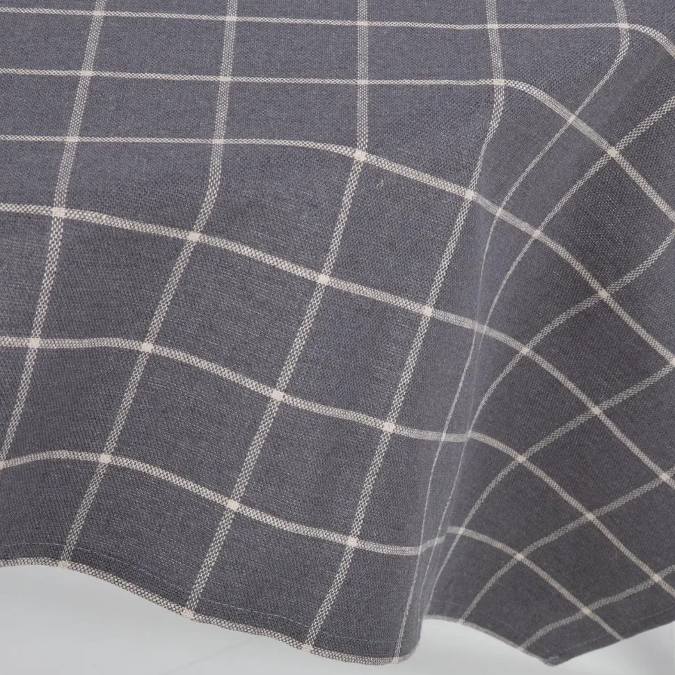Pöytäliina Home4You LINEN 136x136 cm, harmaa neliö
