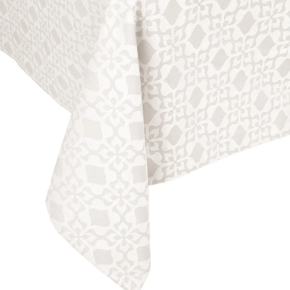 Pöytäliina Home4You PARTY 150x220 cm, kirkas kuvio, beige