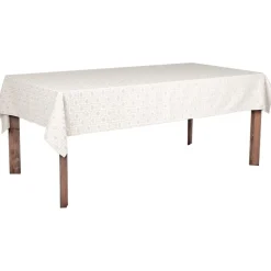 Pöytäliina Home4You PARTY 150x220 cm, kirkas kuvio, beige