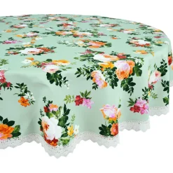 Pöytäliina Home4You SUMMER kukkakuosi Ø170 cm, kukat, monivärinen