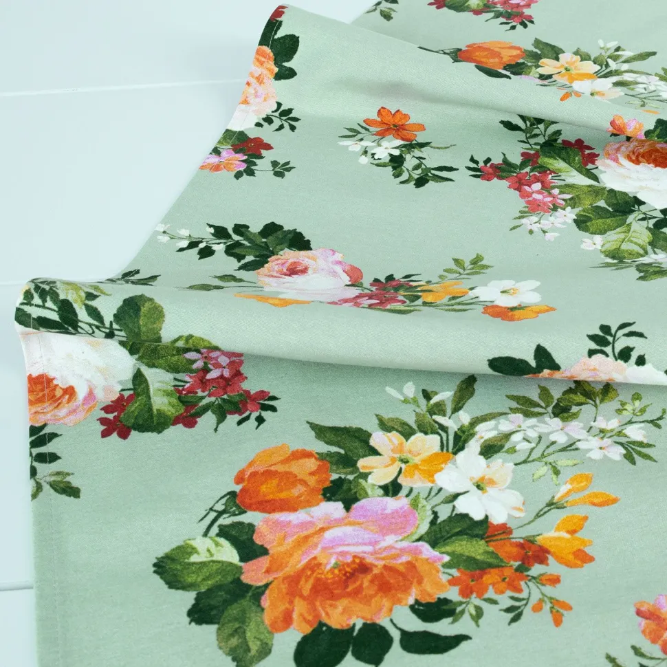 Pöytäliina Home4You SUMMER kukkakuosi Ø170 cm, kukat, monivärinen