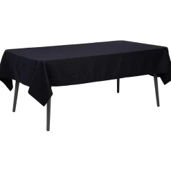 Pöytäliina Home4You PARTY 150x250 cm, musta kuvio