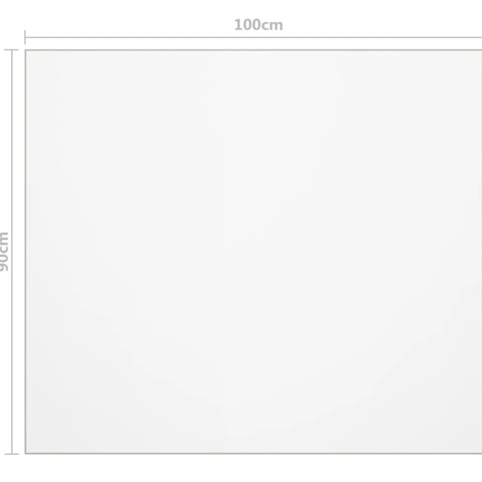 Pöytäsuoja läpinäkyvä 100x90 cm 2 mm PVC (88259)