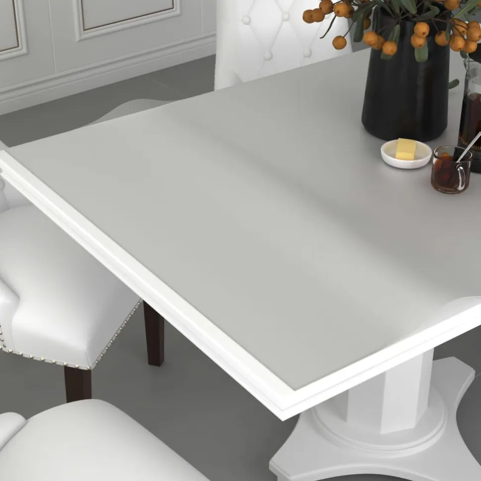Pöytäsuoja läpikuultava 80x80 cm 2 mm pvc