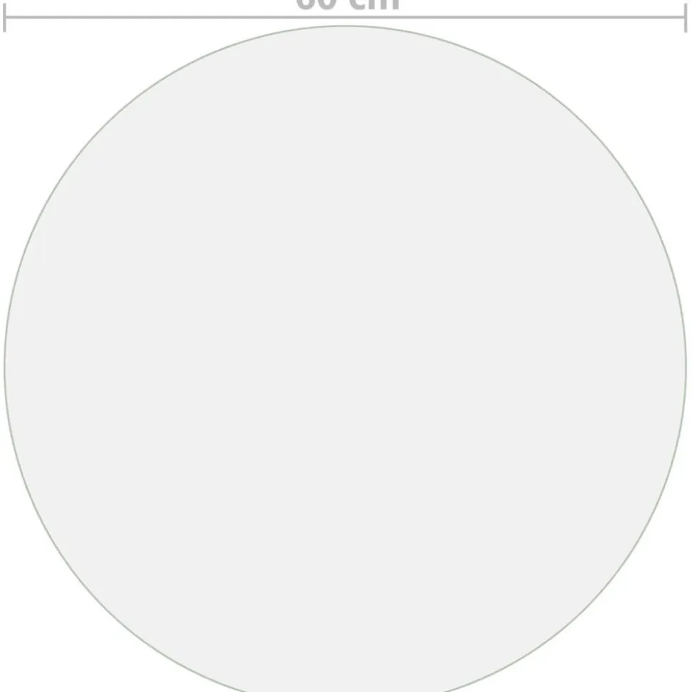 Pöytäsuoja läpinäkyvä 60 cm 2 mm pvc