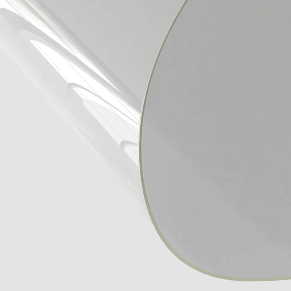 Pöytäsuoja PVC, eri halkaisijoita ja paksuuksia, läpikuultava, läpinäkyvä tai matta (02514)
