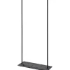 Rekki Home4You FRANY 96x30xK162 cm, musta