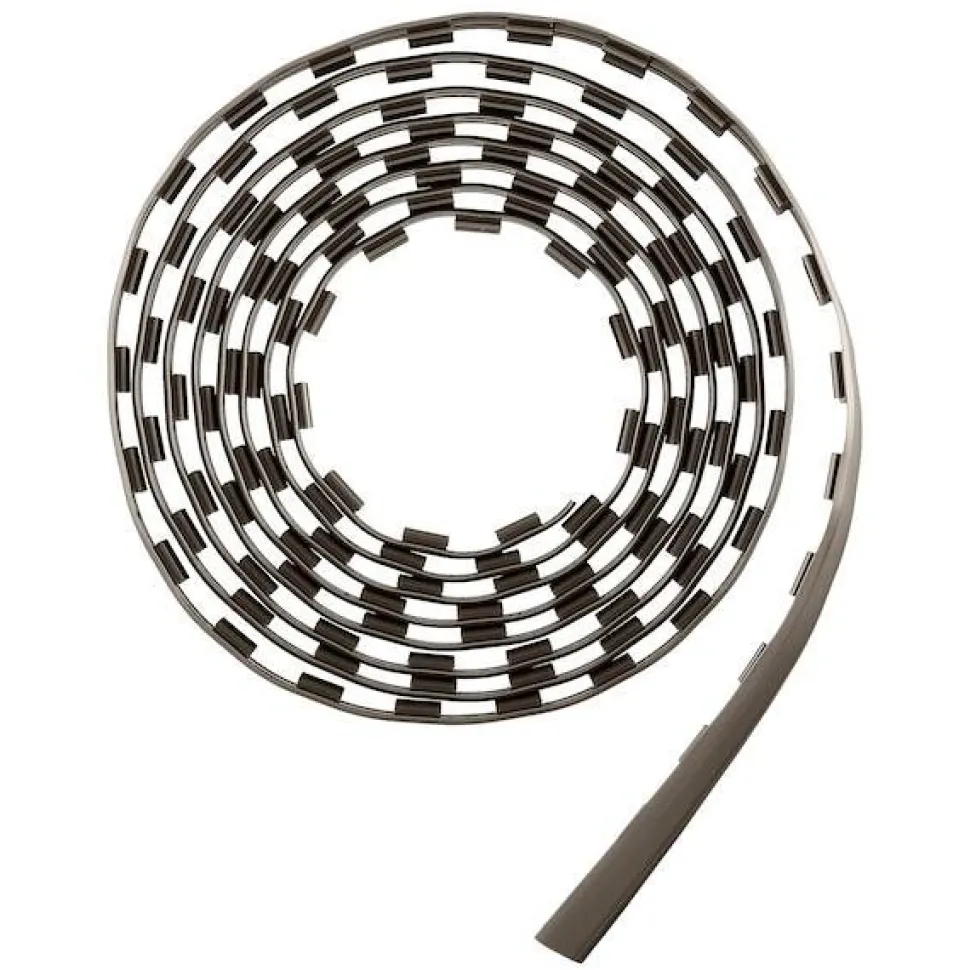 Riippu- ja seinäkiskon peitelista Elfa 4224mm grafiitti