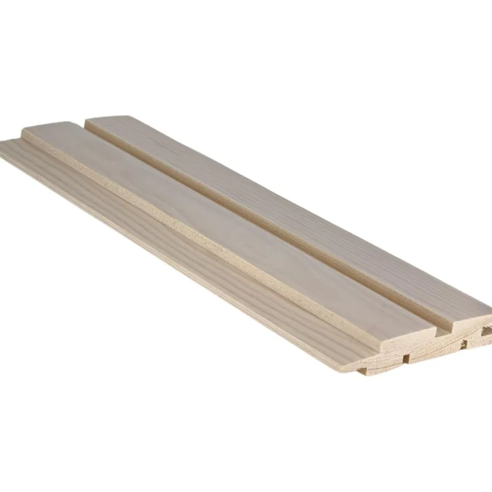 Rimapaneeli Cent STS valeura 15x95x3280mm, mänty, valkolakattu, päätypontattu