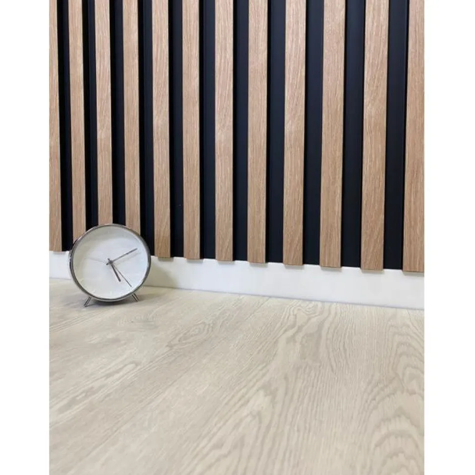Rimapaneeli Järnvik Decoration Fagus 7401 3D 21x122x2600 mm musta/tammi