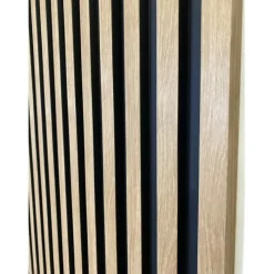 Rimapaneeli Järnvik Decoration Fagus 7401 3D 21x122x2600 mm musta/tammi