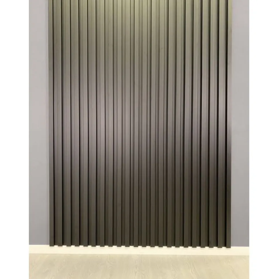 Rimapaneeli Järnvik Decoration Nox 7401 3D 21x122x2600 mm mattamusta