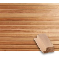 Rima Tuuli Sauna, 28x58x1800mm, haapa, lämpökäsitelty