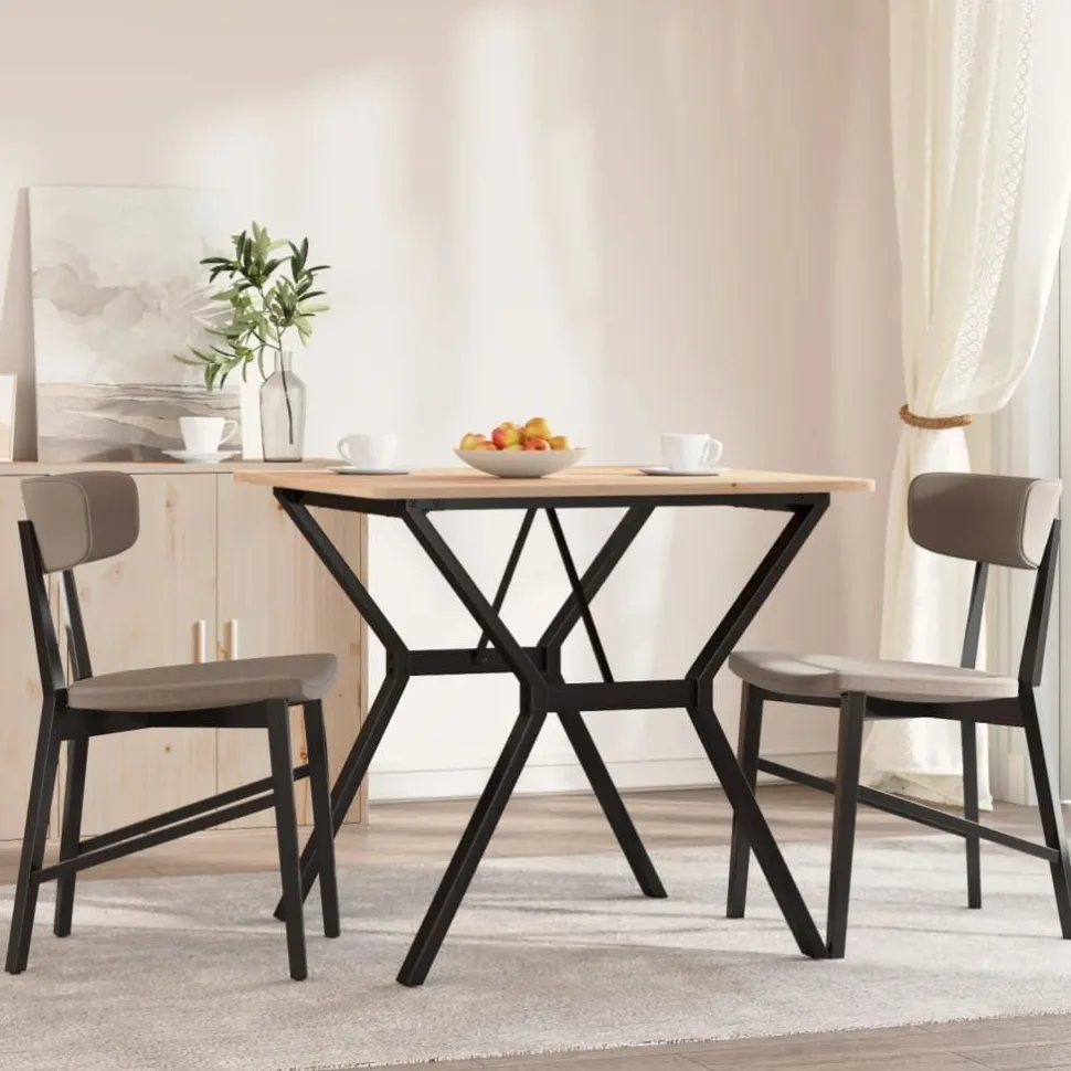 Ruokapöydän jalat Y-muoto 70x70x73 cm valurauta (57932)