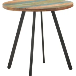 Ruokapöytä 80 cm kierrätetty täyspuu