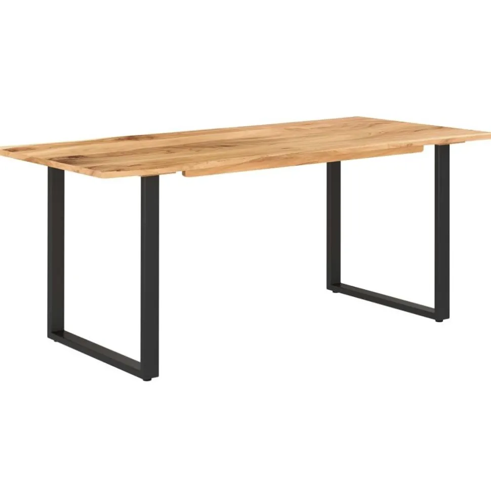Ruokapöytä 180x90x76cm täysi akaasiapuu