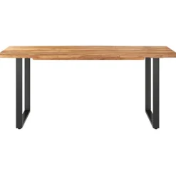 Ruokapöytä 180x90x76cm täysi akaasiapuu